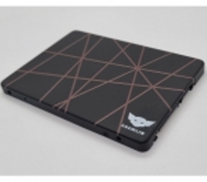 Окраска корпуса SSD диска черной эмалью 14М и нанесение логотипа и полос шелкотрафаретной печатью
